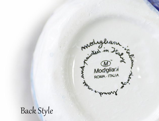 140402Modigliani モディリアーニイタリア製陶器MEDITERRANEOさかなマグカップMD11385