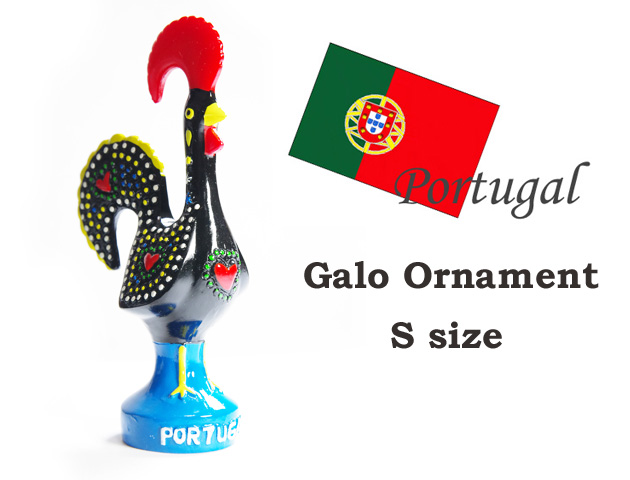 170343ポルトガルの幸せを呼ぶ雄鶏　ガロ　置物　オーナメント　S